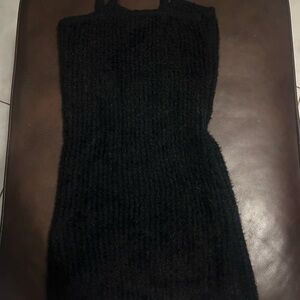 Art Class Black Knit Kids Casual Dress